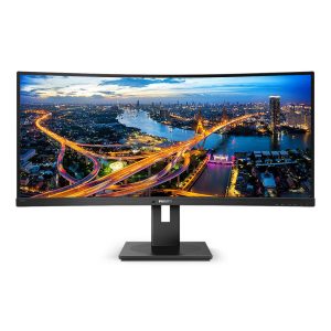 Philips 345B1C Curved Office Monitor – UWQHD, Höhenverstellung