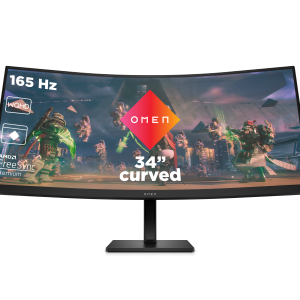 HP Omen 34c Gaming Monitor – VA, WQHD, 165Hz, Höhenverstellung