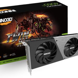 Inno3D Geforce RTX 4060 TI 8 GB Twin X2 Grafikkarte – 8GB GDDR6, 1x HDMI, 3x DP