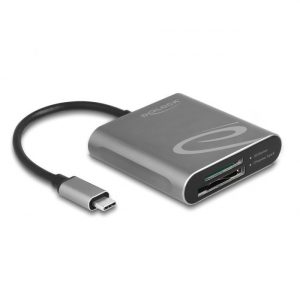 Delock USB Type-C™ Card Reader für SD Express und CFexpress Speicherkarten