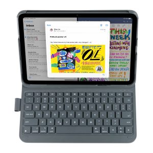 Deqster Slim Pro Keyboard for iPad 10.9″ (10 genes), iPad Air 11″ (M2), iPad Pro 11″ (4th/ 3rd/ 2nd/ 1st gene)