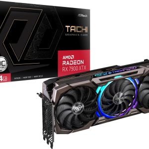 ASRock Radeon RX 7900 XTX Taichi OC Grafikkarte – 24GB GDDR6, HDMI, 3x DP