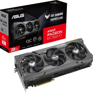 ASUS TUF Gaming Radeon RX 7900 XT OC – 20GB GDDR6, HDMI, 3x DP