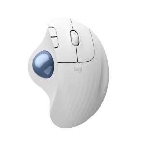 Logitech ERGO M575S Wireless Trackball mouse, white