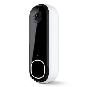 Arlo 2K Wireless Video Doorbell White 2K Resolution, 180° Viewpoint, Integrated Battery, Two Way Audio