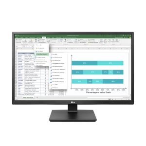 LG 24BK55YT-B Business Monitor – IPS, Höhenverstellung, Pivot