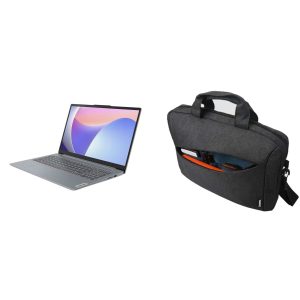 Lenovo IdeaPad 3 Slim 83ER008CGE + Toploader Tasche – Bundle -15,6″ FHD, Intel® Core™ i5-12450H, 8GB RAM, 512GB SSD, Windows 11 Home + Lenovo Casual T