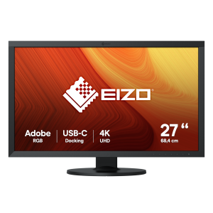 Eizo ColorEdge CS2740 Grafik Monitor – 68,4 cm (27 Zoll), LED, IPS-Panel, 4K UHD, Adobe RGB >99 %, DCI P3 90%, sRGB 100%, Höhe