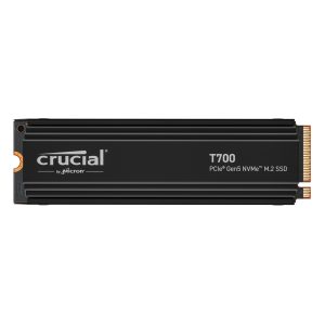 Crucial T700 SSD mit Kühlkörper 4TB M.2 PCIe Gen5 NVMe Internes Solid-State-Module