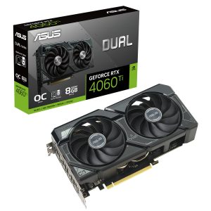 ASUS Dual GeForce RTX 4060 Ti OC SSD Grafikkarte – 8GB GDDR6, 1x HDMI, 3x DP