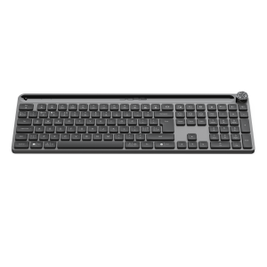 Jlab Epic Keyboard – DE-Layout – Black Verbindung über Bluetooth oder USB Dongle, Beleuchtete Tasten, Schnelltasten und Medienknopf