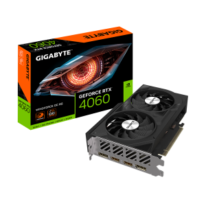 Gigabyte GeForce RTX 4060 WINDFORCE OC 8G Grafikkarte – 8GB GDDR6, 1x HDMI, 3x DP