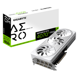 GIGABYTE GeForce RTX 4070 Ti SUPER Aero OC 16G – 16GB GDDR6X, 1x HDMI, 3x DP