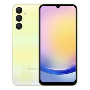 Samsung Galaxy A25 5G 6GB+128GB Yellow 16,42cm (6,5″) Super AMOLED Display, Android 14, 50MP Triple-Kamera