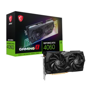 MSI GeForce RTX 4060 GAMING X 8G Grafikkarte – 8GB GDDR6, 1x HDMI, 3x DP