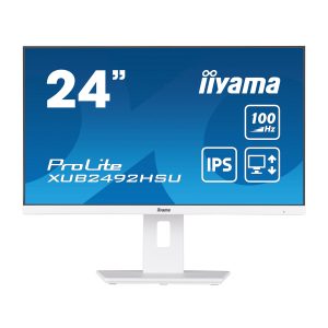 Iiyama ProLite XUB2492HSU-W6 Office Monitor 23.8″ (60.5 cm) IPS, 100Hz Bildwiederholfrequenz und einem höhenverstellbarem Standfuß