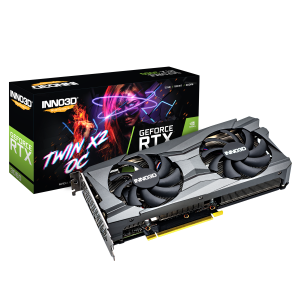 Inno3D GeForce RTX 3060 12GB Twin X2 OC LHR Grafikkarte – 3x DisplayPort/HDMI