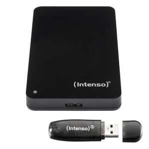 Intenso Memory Case 2TB incl. Rainbow Line 16GB Bundle with External Hard Drive and USB Stick, Type-A 2.0