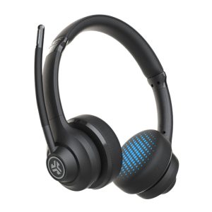 JLab GO Work Wireless Bluetooth On-Ear Headset 45 hours Running Time, Built-in Microphone