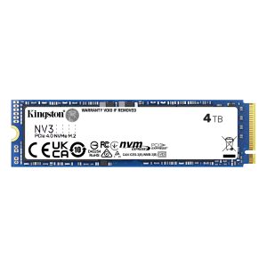 Kingston NV3 SSD 4TB M.2 2280 PCIe Gen4 NVMe Internal Solid State Modules