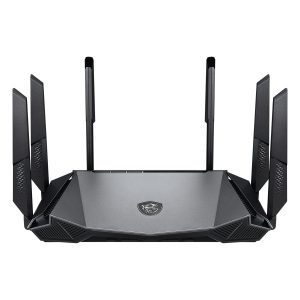 MSI RadiX AX6600 WiFi 6 Gaming Router AX6600 Tri-Band, 4x Gigabit LAN