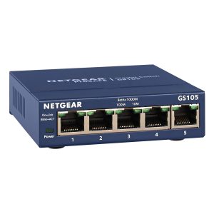 NETGEAR GS105GE Unmanaged Switch [5x Gigabit Ethernet]