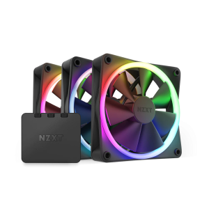 NZXT F120 RGB schwarz | 3er-Pack 120mm Gehäuselüfter