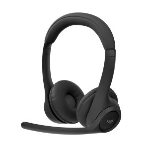 Logitech Zone 300 Headset Black – Wireless Headset for Home Office & Office