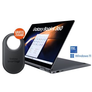 SAMSUNG Galaxy Book4 360 15,6″ Core 5 120U 8GB/256GB SSD Win11 +SmartTag2