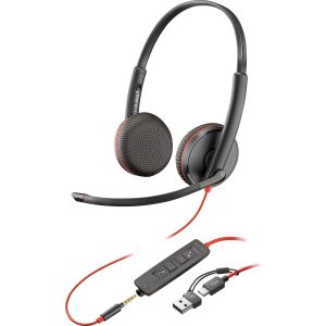 Poly Blackwire 3225 Stereo (UC) Headset USB-C/A, 3,5mm Klinke