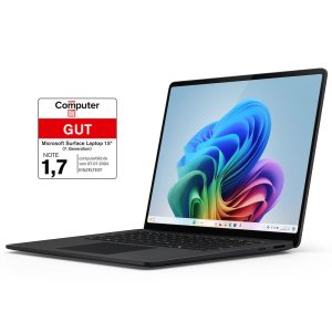 Surface Laptop (7.Edition) Copilot+PC 15″ QHD Touch Graphite Snapdragon® X Elite 16GB/1TB SSD Win11 ZYT-00030