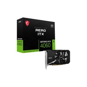 MSI GeForce RTX 4060 Aero ITX OC 8GB GDDR6 Gaming Grafikkarte 3xDP/HDMI