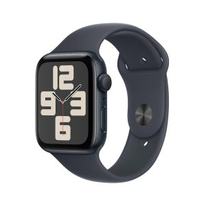 Apple Watch SE GPS 44mm Alu Mitternacht Sportarmband Mitternacht – M/L