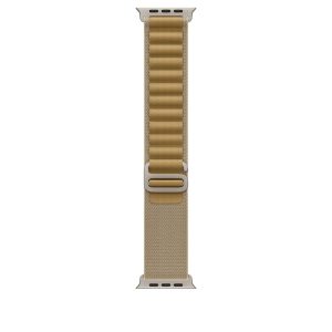 Apple Watch Alpine Loop Armband für Watch Ultra 49mm Mandel / Titan natur (L)