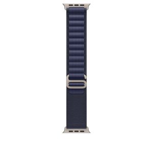 Apple Watch Alpine Loop Armband für Watch Ultra 49mm Marine / Titan natur (L)