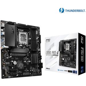 ASRock Z890 Pro-A ATX Mainboard Intel Xe/TB4/HDMI/DP