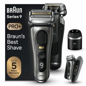 Braun Series 9 Pro+ 9575cc Wet & Dry, Folienschaber, Metallisch, Akku, Lithium-Ion (Li-Ion), 90 min, Box