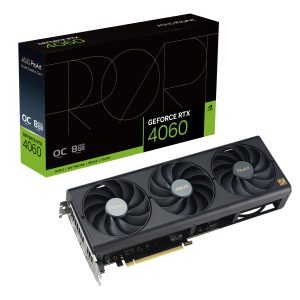 ASUS ProArt GeForce RTX 4060 OC Grafikkarte – 8GB GDDR6, 1x HDMI, 3x DP