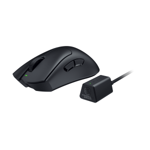 Razer DeathAdder V3 Pro + Hyperpolling Dongle Bundle – Ultra leichte kabellose ergonomische E-Sport-Maus