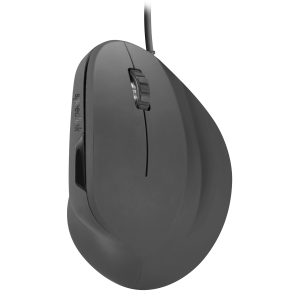 Speedlink PIAVO Ergonomic Vertical USB-Mouse, Bis zu 2.400dpi Auflösung, Gummierte Oberfläche