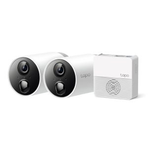 TP-Link Tapo C400S2 Smart WLAN Surveillance System 2x Tapo C400 Full HD Camera + 1x Tapo H200 Hub