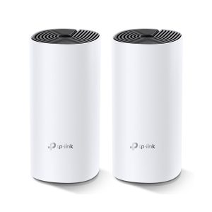 TP-Link Deco M4 WLAN Mesh System, 2er Set AC1200 Dual-Band, 2x Gb LAN/WAN (pro Einheit)