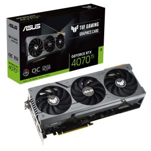 ASUS TUF Gaming GeForce RTX 4070 Ti OC Grafikkarte – 12GB GDDR6X, 2x HDMI, 3x DP