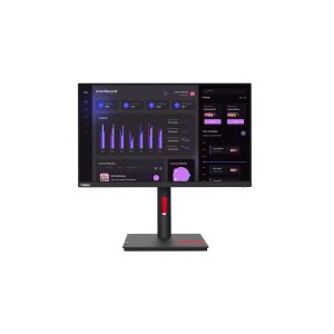 Lenovo ThinkVision T24i-30 Business Monitor – IPS Panel, FHD EPEAT Gold, Höhenverstellung 155mm, Pivot, 1x USB-B 3.0 (Upstream 4x USB-A 3.0 Downstrea