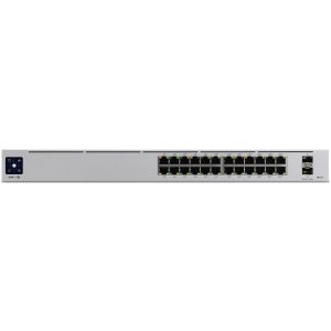 Ubiquiti Professional 24-Port PoE Managed Switch 24x Gigabit Ethernet (16x PoE+ und 8x PoE++, max. 400W), 2x 10 Gbit/s SFP+