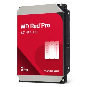 Western Digital WD Red Pro 2TB 3.5 Zoll SATA – interne NAS Festplatte (CMR)