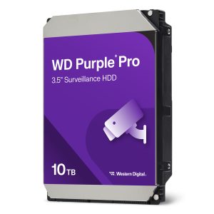 Western Digital WD Purple Pro 10TB 3.5 Zoll SATA 6Gb/s – interne Surveillance Festplatte (CMR)