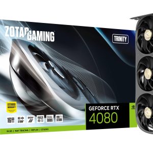 Zotac GeForce RTX 4080 16GB Trinity Grafikkarte – 16GB GDDR6X, 1x HDMI, 3x DP