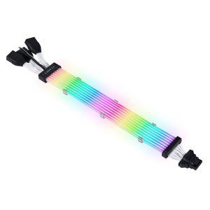 Lian Li Strimer Plus V2 12VHPWR 3x 8- to 16-pin extension – 335mm, 8 LED tracks