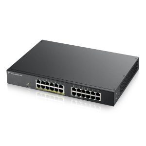 Zyxel GS1900-24EP Smart Managed Switch 24x Gigabit Ethernet (12x PoE+ max. 130 Watt), Layer 2, Rackmount